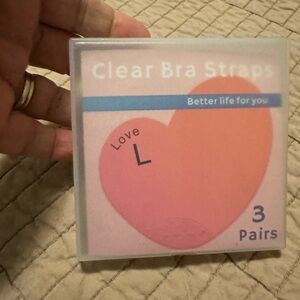 Clear Bra Straps 3 Pairs